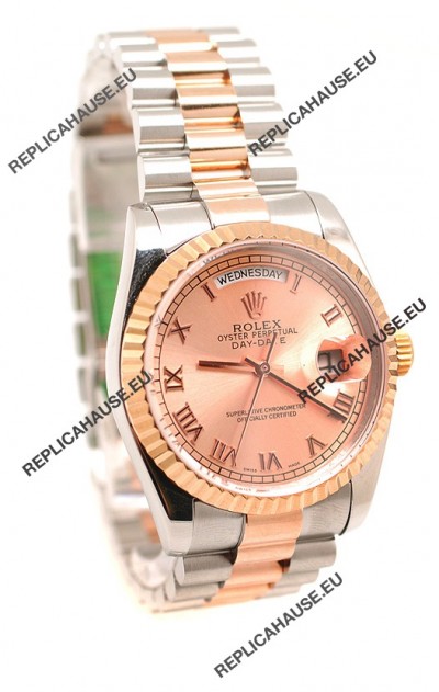 Rolex Day Date Two Tone Japanese Replica Watch
