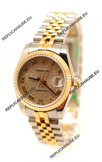 Rolex DateJust Mid-Sized Two Tone Japanese Replica Watch