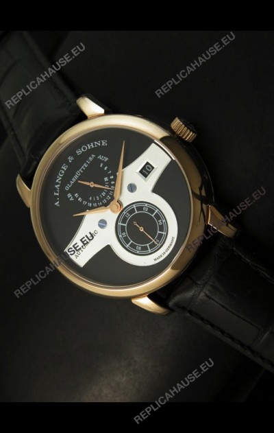 A.Lange & Sohne Zeitwerk Edition Japanese Watch Black Dial