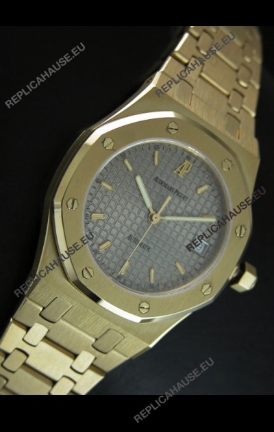 Audemars Piguet Royal Oak Swiss Watch Gold Plating - MIRROR REPLICA