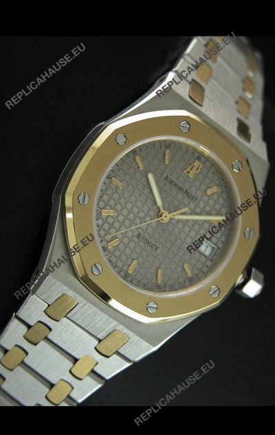 Audemars Piguet Royal Oak Swiss Watch Two Tone Gold/Steel Plating - MIRROR REPLICA