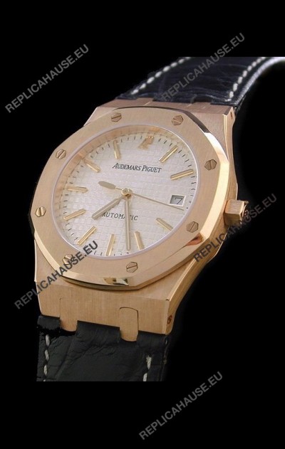 Audemars Piguet Royal Oak Watch in White Dial
