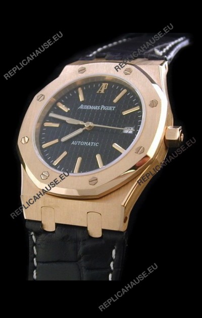 Audemars Piguet Royal Oak Watch in Black Dial