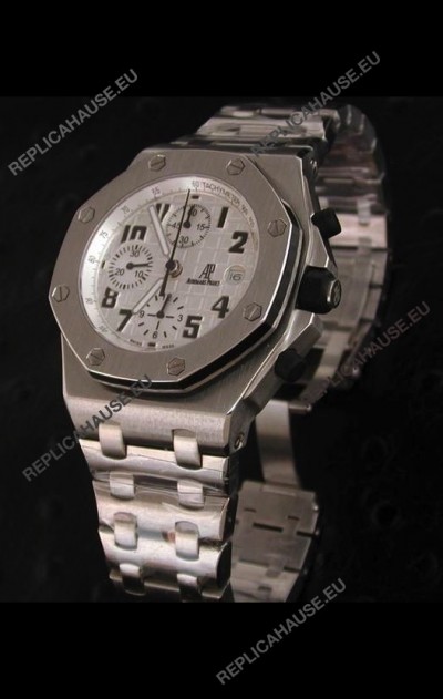 Audemars Piguet Royal Offshore in White Safari Dial - Secs hand 9 O Clock