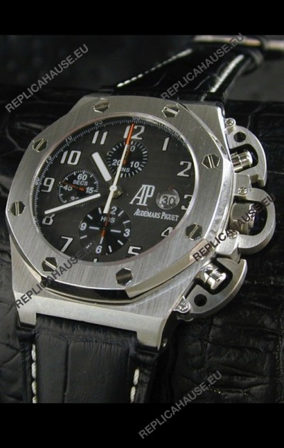 Audemars Piguet Royal Oak Watch in Black Dial - Secs hand 9 O Clock