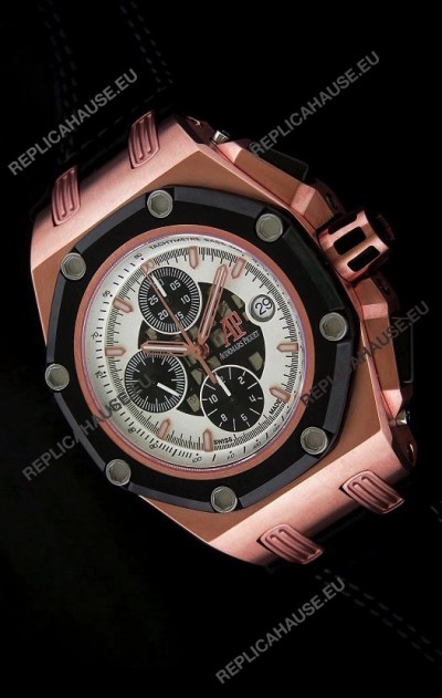 Audemars Piguet Royal Oak Offshore Rubens Barrichello Swiss Watch - Secs hand 9 O clock