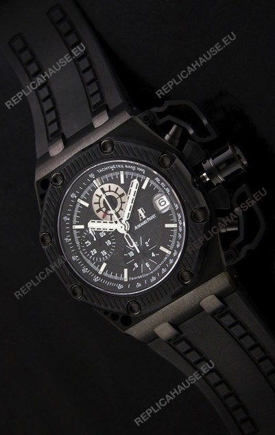 Audemars Piguet Royal Oak Offshore Survivor Swiss Watch - Secs hands at 12 O clock
