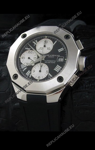 Baume & Mercier Riveria Swiss Watch in Black Dial