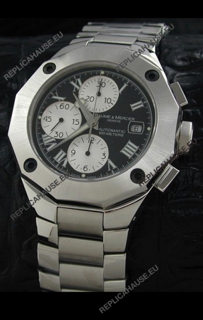 Baume & Mercier Riveria Swiss Watch in Black Dial