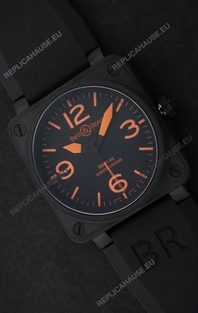Bell and Ross BR 01-92 Swiss Watch in PVD Casing
