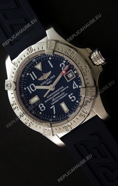 Breitling Avenger Seawolf Swiss Replica Watch in Dark Blue Dial