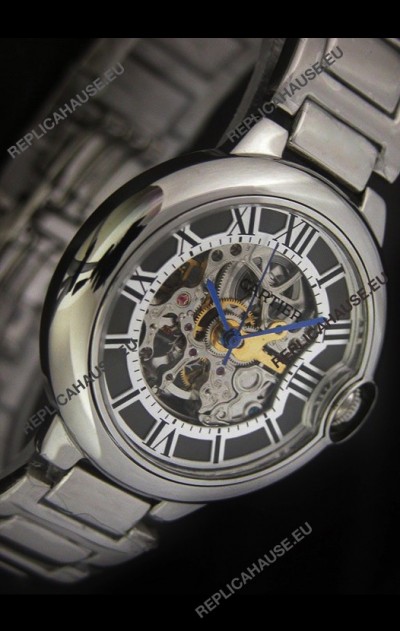 Cartier Ballon de Japanese Replica Watch in Black layerd Dial
