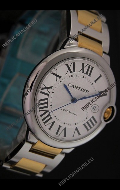 Ballon De Bleu Cartier Swiss Automatic Watch in Two Tone