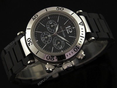 Cartier De Pasha Japanese Replica Watch in White Dial