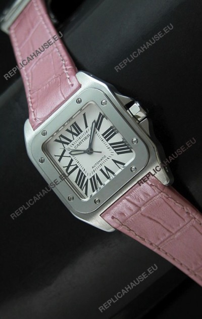 Cartier Santos in Swiss Replica Watch White Dial