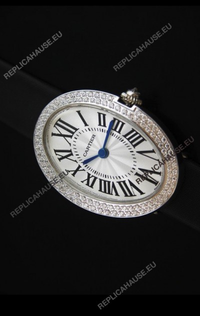Cartier Ellipse Ladies Replica Watch in White Dial
