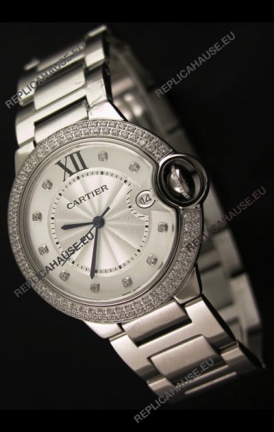 Balon Bleu de Cartier Mens Japanese Watch in Steel
