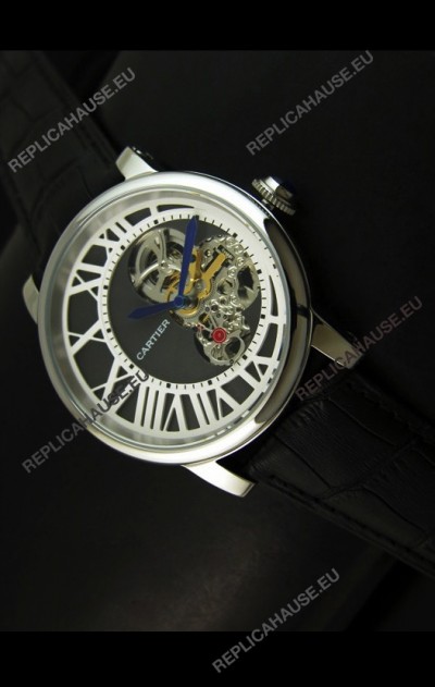 Rotonde De Cartier Cadran Love Japanese Replica Watch - Stainless Steel Case