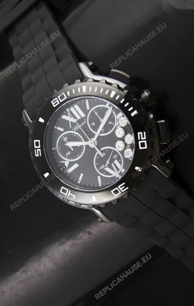 Chopard Happy Sport Swiss Replica Watch in Black Dial