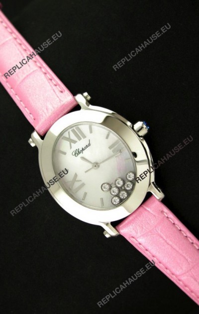 Chopard Happy Sport Ladies Japanese Replica Watch