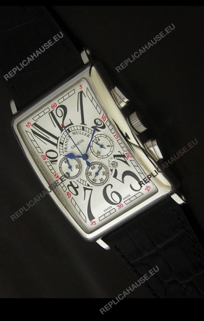 Franck Muller Long Island Japanese Replica Watch in White Dial