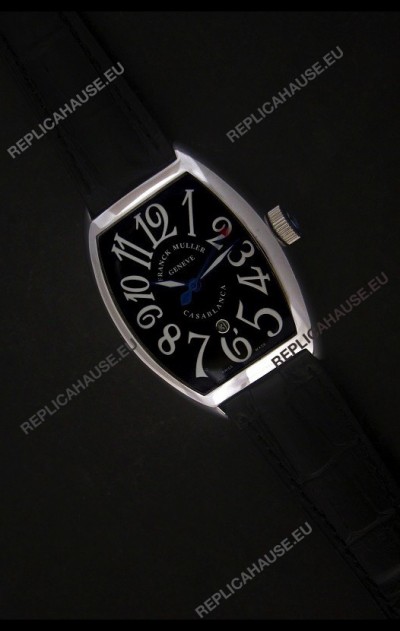 Franck Muller Casa Blanca Japanese Replica Watch in Black Dial