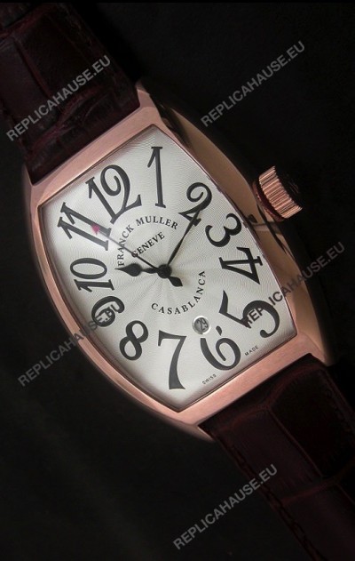 Franck Muller Casa Blanca Japanese Replica Watch in White Dial