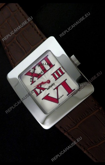 Franck Muller Geneve Infinity Japanese Special Watch in Red Markers