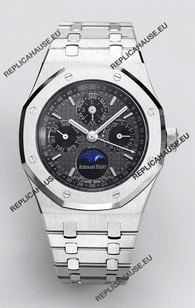 Audemars Piguet Royal Oak Perpetual Calendar Swiss Replica 904L Steel - Grey Dial 