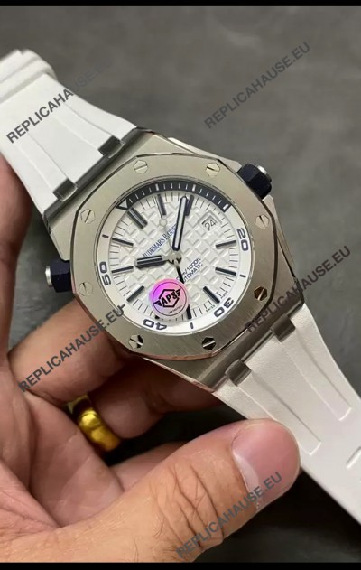 Audemars Piguet Royal Oak 1:1 Ultimate Swiss Replica Watch White Dial Cal.3120 Movement