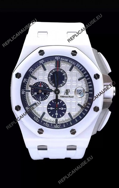Audemars Piguet Royal Oak Offshore White Ceramic - Ultimate 1:1 3126 Movement