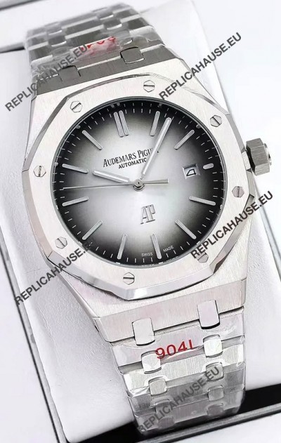 Audemars Piguet Royal Oak Jumbo Extra Thin Edition Watch in Grey Dial - 39MM in 904L Steel Case