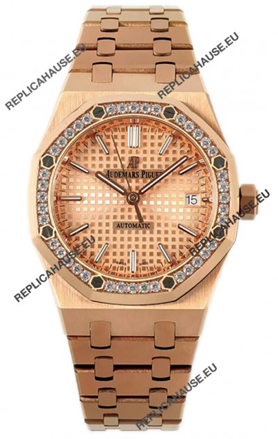 Audemars Piguet Royal Oak 37MM Frosted Casing Watch in 3120 Movement - 1:1 Mirror Replica