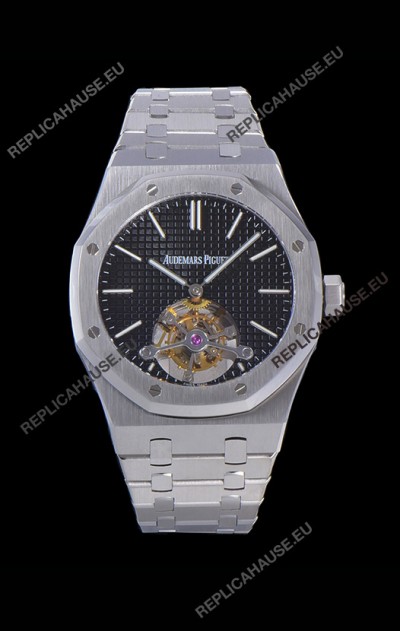 Audemars Piguet Royal Oak Tourbillon 41mm Black Dial in 904L Steel Case