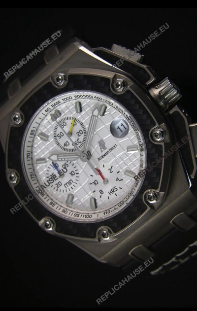 Audemars Piguet Royal Oak Offshore Juan Pablo Montoya Swiss Watch 3120 Movement White Dial - 1:1 Mirror