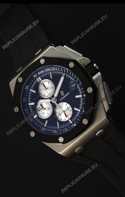 Audemars Piguet Royal Oak Offshore Chronograph Swiss Quartz Replica Watch Stainless Steel Case
