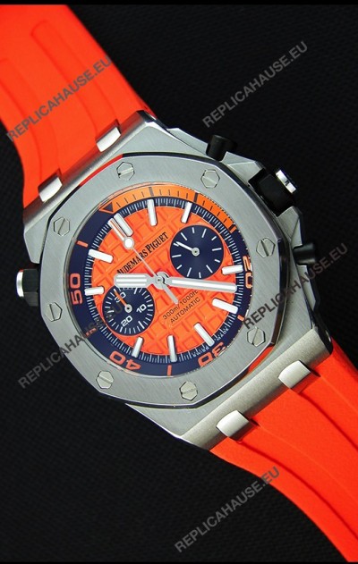 Audemars Piguet Royal Oak Offshore Diver Chronograph Swiss Quartz Replica Watch in Orange