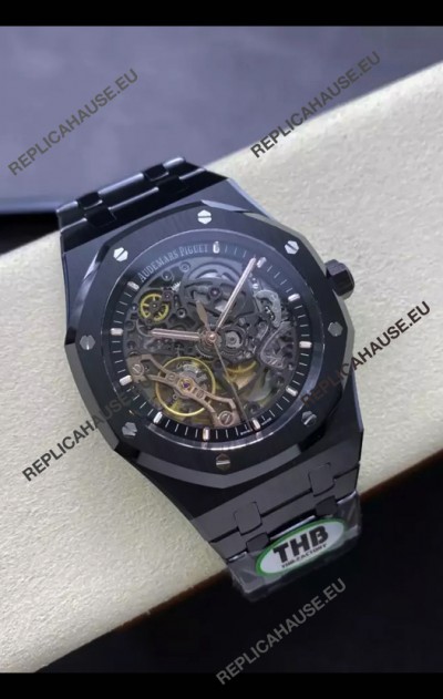 Audemars Piguet Royal Oak Double Balance Wheel Openworked Edition Ceramic 1:1 Superclone Replica Watch
