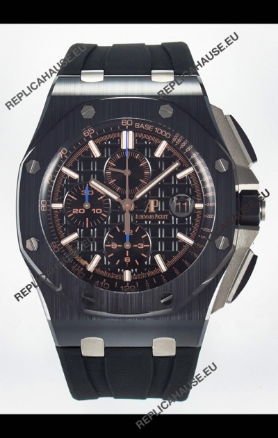 Audemars Piguet Royal Oak Offshore Ceramic Black Dial 1:1 Super Clone Replica Watch