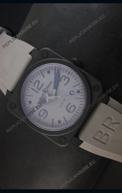 Bell & Ross BR03-92 Grey Dial Swiss Replica Watch