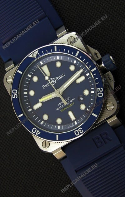 Bell & Ross BR03-92 Diver Blue Swiss Replica Watch 1:1 Mirror Replica