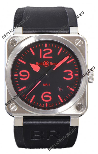 Bell and Ross BR03-92 MA-01 Red Indicators Edition Swiss Replica Watch