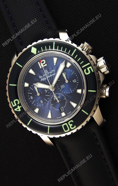 Blancpain Blancpain Fifty Fathoms Chronograph Flyback Blue 1:1 Mirror Replica Watch