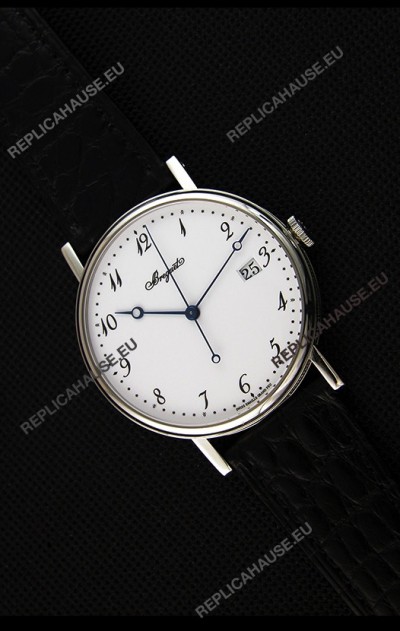 Breguet Classique 5177BB/29/9V6 Stainless Steel Watch with Roman Hour Markers