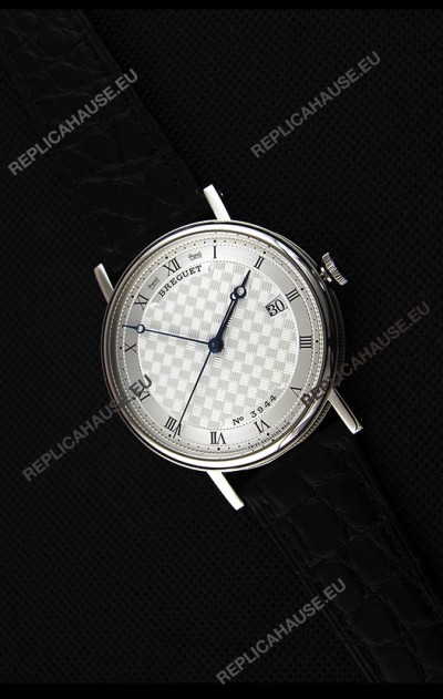 Breguet Classique 5177BB/12/9V6 Stainless Steel Watch with Roman Hour Markers