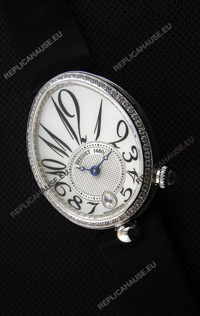 Breguet Reine De Naples Ladies Swiss 1:1 Stainless Steel Mirror Replica Watch 