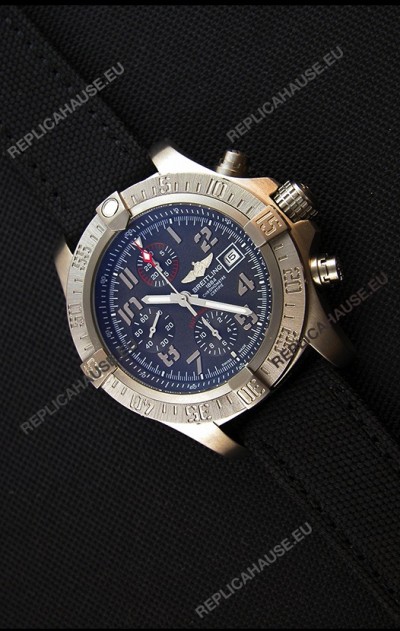 Breitling Avenger Titanium Case Swiss Replica Watch Black Dial 1:1 Mirror Replica Watch