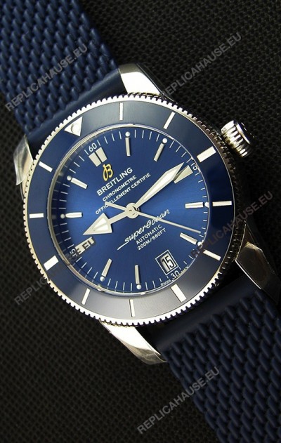 Breitling SuperOcean Heritage II B20 42MM Blue Dial Swiss Replica Watch - 1:1 Mirror Edition