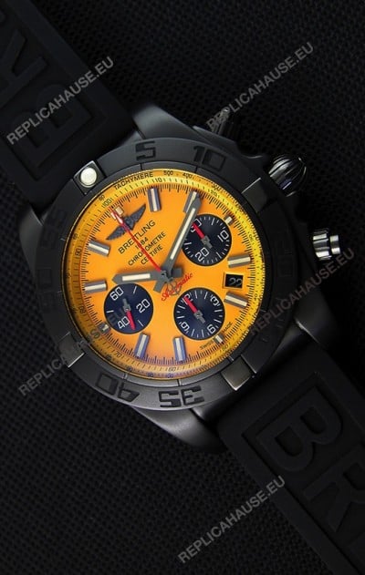 Breitling Chronomat B01 Blacksteel Swiss Replica Watch 1:1 Mirror Ultimate Replica