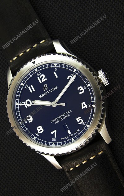Breitling Navitimer 8 Automatic 41MM Swiss Replica Watch in Black Dial 